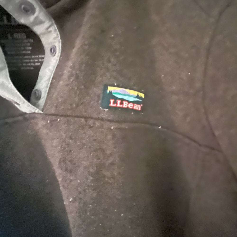 L.L. Bean Sweater Fleece Pullover
